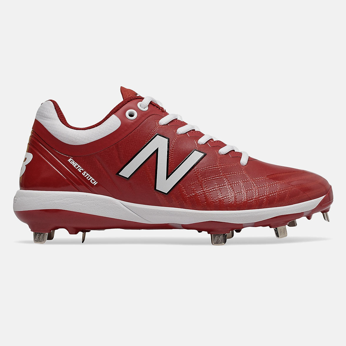 Red 2025 metal cleats