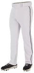 CHAMPRO Men's Triple Crown 2.0 Open Bottom Piped Baseball Pants